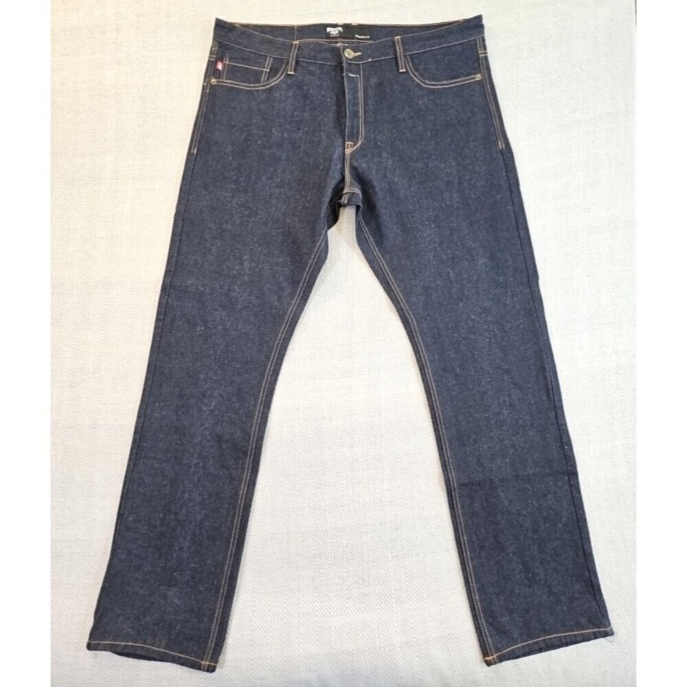 Brooklyn's Own By Rocawear Jeans Men's W40 L35 Dark Wash Straight Leg Embroidery